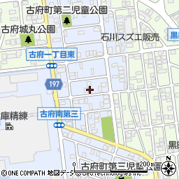 石川県金沢市古府町南周辺の地図