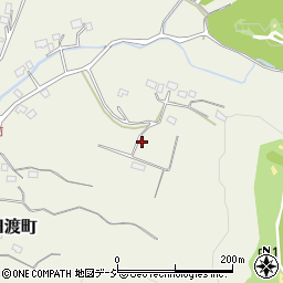 茨城県常陸太田市田渡町周辺の地図