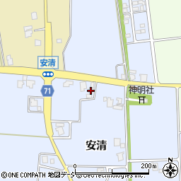 富山県南砺市安清342-1周辺の地図