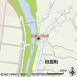 田渡公民館周辺の地図