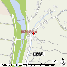 茨城県常陸太田市田渡町722周辺の地図