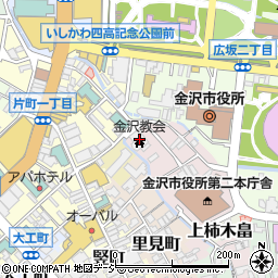 石川県金沢市柿木畠5-2周辺の地図