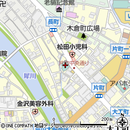 ホテルアマネク金沢周辺の地図