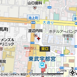 串カツ 田中 東武宇都宮店周辺の地図