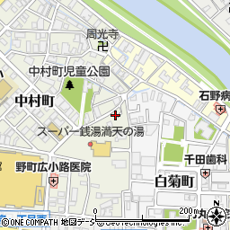石川県金沢市中村町4周辺の地図