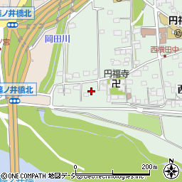 長野県長野市篠ノ井横田西横田周辺の地図