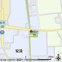 安清公民館周辺の地図