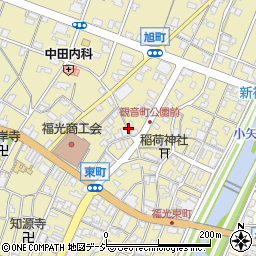 富山県南砺市福光寺町周辺の地図