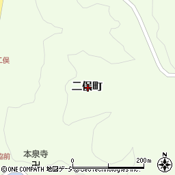 石川県金沢市二俣町周辺の地図