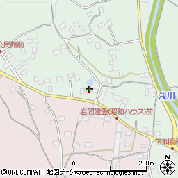 茨城県常陸太田市下利員町730周辺の地図
