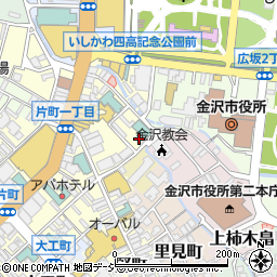 ラーメン一風堂金沢香林坊店周辺の地図