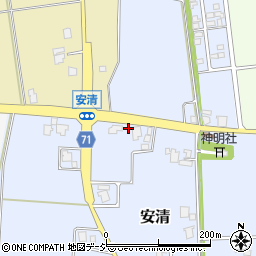 富山県南砺市安清308-1周辺の地図