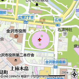 金沢２１世紀美術館　シアター２１周辺の地図