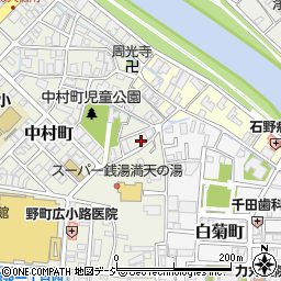 石川県金沢市中村町3周辺の地図