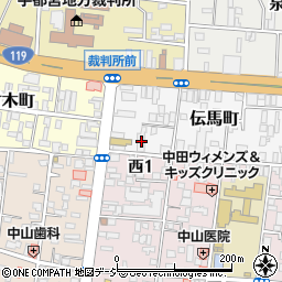 坂本共栄社印刷所周辺の地図