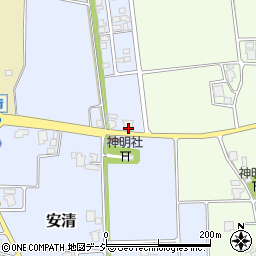 富山県南砺市安清210周辺の地図