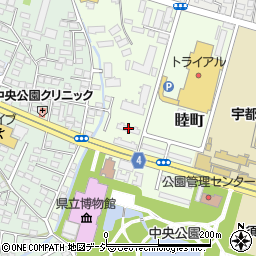 栃木県宇都宮市睦町3-1周辺の地図
