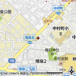 石川日産増泉店周辺の地図