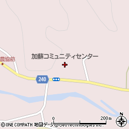 加蘇コミュニティセンター周辺の地図