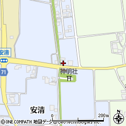 富山県南砺市安清3165周辺の地図