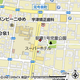 烏山信用金庫宇都宮支店周辺の地図