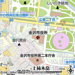 石川県金沢市周辺の地図