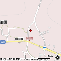 栃木県鹿沼市加園707周辺の地図