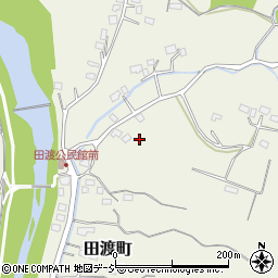 茨城県常陸太田市田渡町726-1周辺の地図
