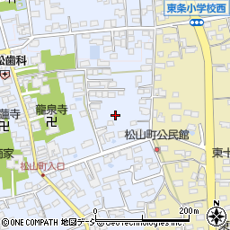 長野県長野市松代町松代松山町周辺の地図