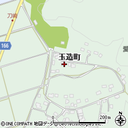 茨城県常陸太田市玉造町1363周辺の地図