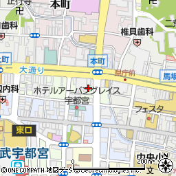 サニーマート宇都宮店周辺の地図
