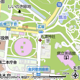 広坂周辺の地図