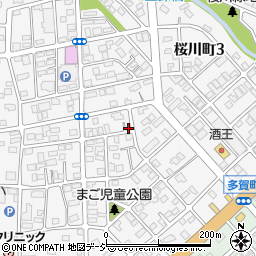 茨城県日立市桜川町周辺の地図