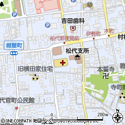 長野市松代文化ホール周辺の地図