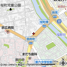 金沢桜町斉藤内科クリニック周辺の地図