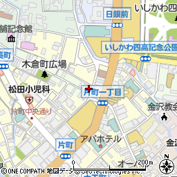 寿司酒場あんやと裏片町店 北陸の幸と金沢おでん周辺の地図