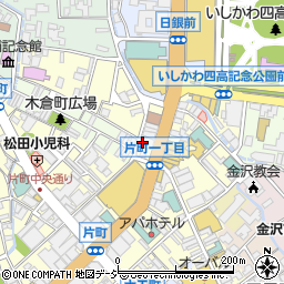 タイトーステーション金沢香林坊店周辺の地図
