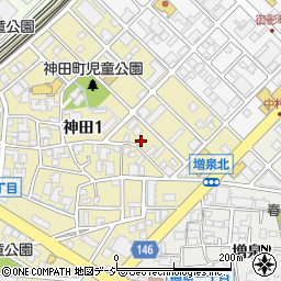 神田グリーンハイツ周辺の地図
