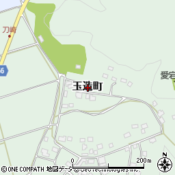 茨城県常陸太田市玉造町周辺の地図