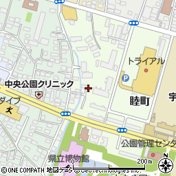 栃木県宇都宮市睦町9周辺の地図
