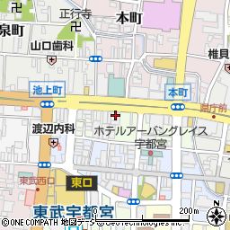 旬肴×個室 小粋 宇都宮総本店周辺の地図