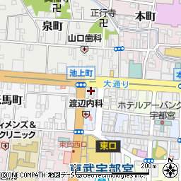 能開センター　個別指導Ａｘｉｓ宇都宮校高校部周辺の地図