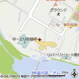 富山市　大沢野老人福祉センター周辺の地図