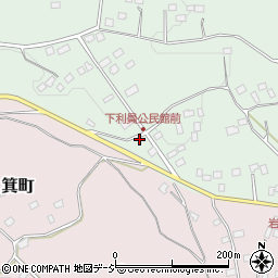 茨城県常陸太田市下利員町630-1周辺の地図