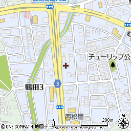 栃木県宇都宮市鶴田2丁目38-28周辺の地図