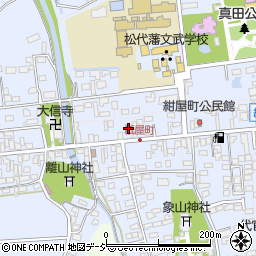 京染呉服の松枝屋周辺の地図