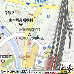 東横ＩＮＮ宇都宮駅前２周辺の地図