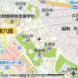 石川県金沢市東兼六町8-26周辺の地図