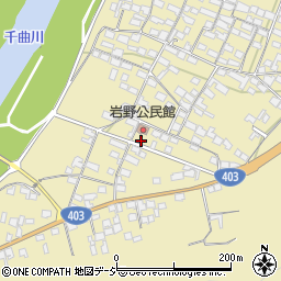 長野市消防団松代第五分団詰所周辺の地図