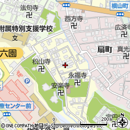 石川県金沢市東兼六町8-21周辺の地図